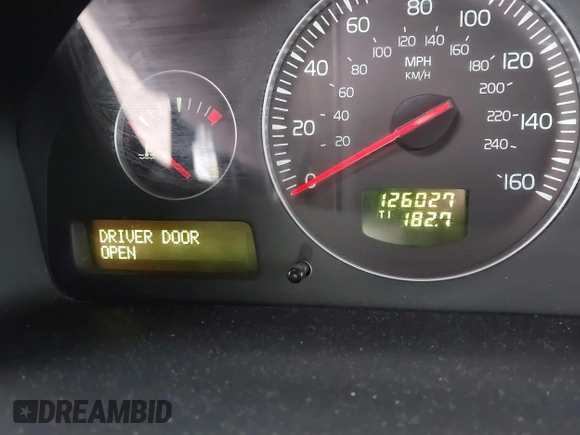 2009 Volvo S60 2.5T with VIN YV1RH592692723722, listed as a IAAI auction lot 41302600 with 126,027 mi miles. Bid and sale history available at carsss.com. Image 7.