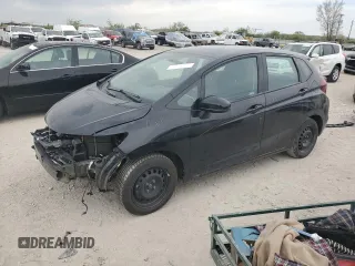 2019 Honda Fit LX with VIN 3HGGK5H43KM741905, listed as a Copart auction lot 53291415 with 42,810 mi miles and Salvage title. Bid and sale history available at DreamBid. Image 1.