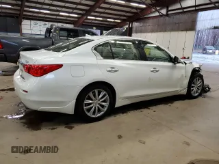 2017 Infiniti Q50 3.0t Sport with VIN JN1EV7AR1HM834878, listed as a Copart auction lot 50306635 with 81,302 mi miles and Salvage Title. Bid and sale history available at carsss.com. Image 3.