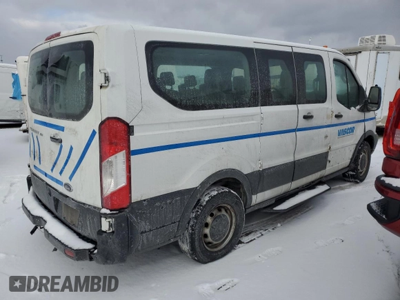 2019 Ford Transit Passenger XL z VIN 1FMZK1ZM8KKB85415, wystawiony jako Copart lot #42512895 z przebiegiem 63 835 mil mil oraz Czysty tytuł • Clean title. Historia ofert i sprzedaży dostępna na DreamBid. Obrazek 3.