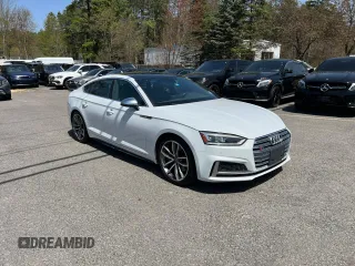 2019 Audi S5 Sportback Premium Plus z VIN WAUB4CF52KA016552, wystawiony jako Copart lot #55361235 z przebiegiem 97 727 mil mil oraz Tytuł czysty. Historia ofert i sprzedaży dostępna na DreamBid. Obrazek 1.