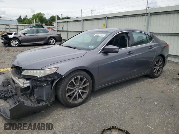 2017 Acura TLX V6 w/Advance Pkg with VIN 19UUB2F77HA003089, listed as a Copart auction lot 58361105 with 67,392 mi miles and Salvage title. Bid and sale history available at DreamBid. Image 1.