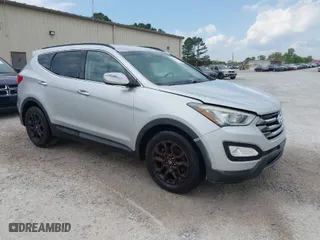 2013 Hyundai Santa Fe Sport with VIN 5XYZU3LB9DG114900, listed as a IAAI auction lot 41933536 with 152,292 mi miles. Bid and sale history available at carsss.com. Image 1.