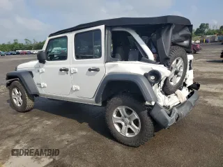 2021 Jeep Wrangler Unlimited Sport S with VIN 1C4HJXDG9MW504842, listed as a Copart auction lot 58566925 with 78,358 mi miles and Salvage title. Bid and sale history available at DreamBid. Image 2.