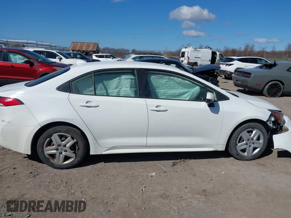 2020 Toyota Corolla LE with VIN JTDEPRAE6LJ080581, listed as a IAAI auction lot 41857698 with 103,901 mi miles. Bid and sale history available at carsss.com. Image 14.