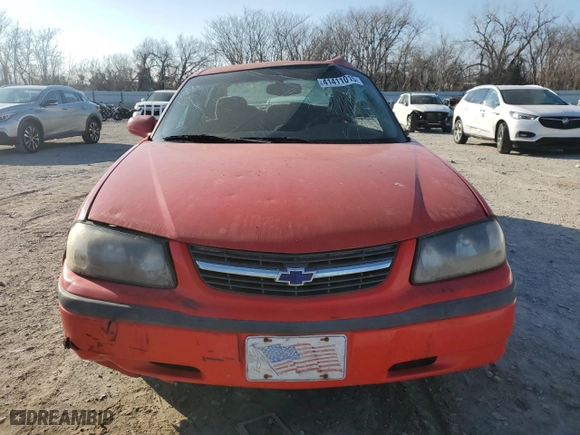 2000 Chevrolet Impala with VIN 2G1WF55E0Y9166541, listed as a Copart auction lot 41411015 with 0 mi miles and Salvage Title. Bid and sale history available at carsss.com. Image 5.