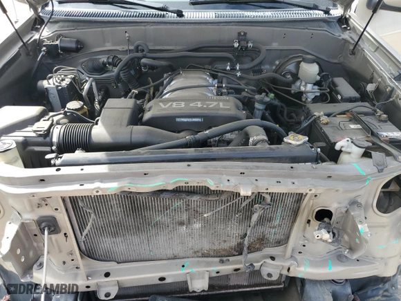 2002 Toyota Sequoia SR5 with VIN 5TDZT34A62S097241, listed as a Copart auction lot 48896285 with 245,591 mi miles and Salvage Title. Bid and sale history available at carsss.com. Image 12.