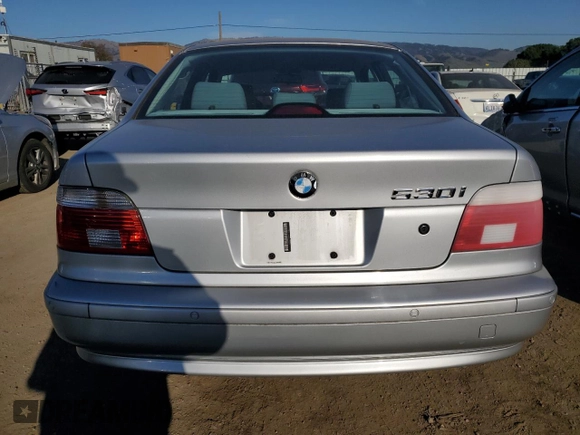 2001 BMW 5 Series 530iA with VIN WBADT63411CF10139, listed as a Copart auction lot 42889295 with 108,662 mi miles and Clean Title. Bid and sale history available at carsss.com. Image 6.