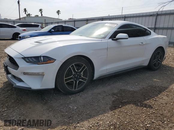 2023 Ford Mustang EcoBoost with VIN 1FA6P8TH3P5106032, listed as a Copart auction lot 51482655 with 27,510 mi miles and Salvage title. Bid and sale history available at DreamBid. Image 1.