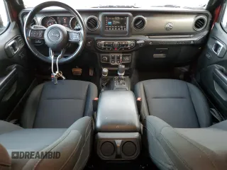 2021 Jeep Wrangler Willys with VIN 1C4HJXAGXMW723328, listed as a Copart auction lot 75887894 with 61,257 mi miles and Non repairable. Bid and sale history available at DreamBid. Image 8.