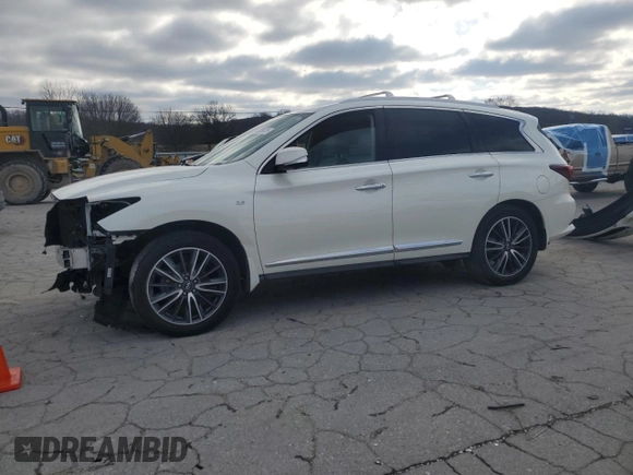 2020 Infiniti QX60 Luxe z VIN 5N1DL0MN9LC523837, wystawiony jako Copart lot #45395415 z przebiegiem 63 386 mil mil oraz Czysty tytuł • Clean title. Historia ofert i sprzedaży dostępna na DreamBid. Obrazek 1.