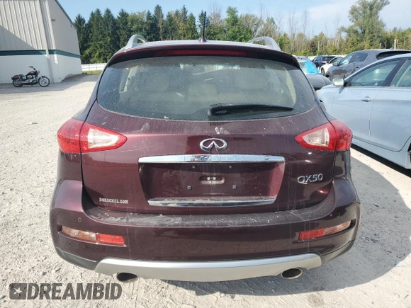 2017 Infiniti QX50 with VIN JN1BJ0RR6HM400773, listed as a Copart auction lot 71645864 with 104,987 mi miles and Salvage Title. Bid and sale history available at carsss.com. Image 6.