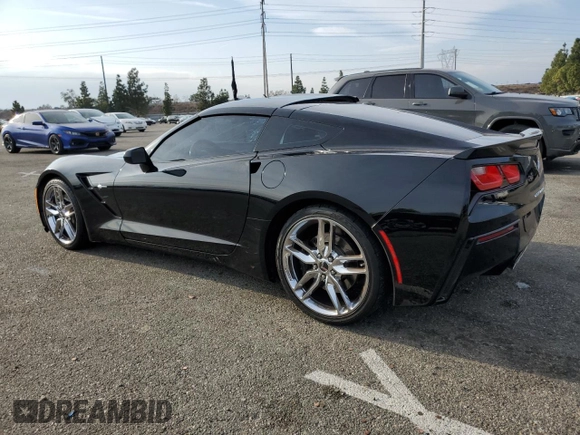 2014 Chevrolet Corvette Z51 2LT with VIN 1G1YK2D76E5127306, listed as a Copart auction lot 86820794 with 43,333 mi miles and Salvage title. Bid and sale history available at DreamBid. Image 2.