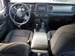 2021 Jeep Wrangler Unlimited Sport with VIN 1C4HJXDN0MW568542, listed as a Copart auction lot 47748045 with 32,007 mi miles and Salvage Title. Bid and sale history available at carsss.com. Image 8.