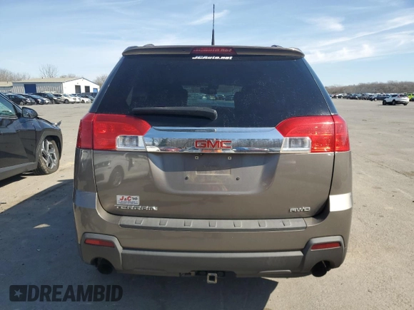 2011 GMC Terrain SLE-2 with VIN 2CTFLTE57B6372554, listed as a Copart auction lot 46315985 with 191,915 mi miles and Salvage Title. Bid and sale history available at carsss.com. Image 6.