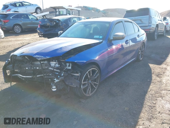 2020 BMW 3 Series M340i xDrive with VIN WBA5U9C05LFJ68807, listed as a IAAI auction lot 41641820 with 48,763 mi miles and . Bid and sale history available at DreamBid. Image 2.
