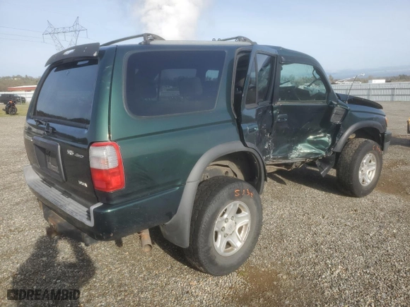 1999 Toyota 4Runner SR5 with VIN JT3HN86R4X0241406, listed as a Copart auction lot 49646405 with 0 mi miles and Salvage Title. Bid and sale history available at carsss.com. Image 3.