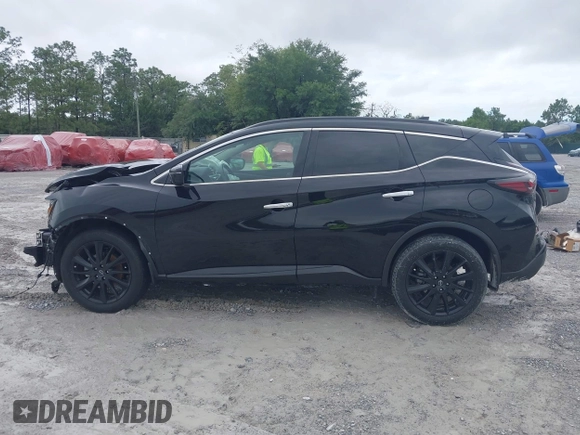 2023 Nissan Murano SV with VIN 5N1AZ2BJ3PC136963, listed as a IAAI auction lot 42386715 with 30,619 mi miles and . Bid and sale history available at DreamBid. Image 15.