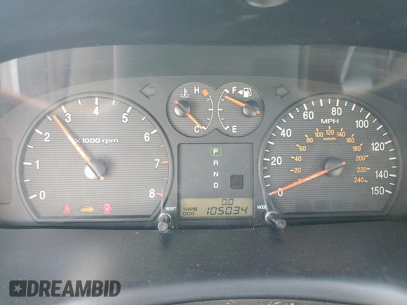 2004 Hyundai Sonata GLS with VIN KMHWF35H64A073703, listed as a Copart auction lot 74333504 with 105,034 mi miles and Salvage Title. Bid and sale history available at carsss.com. Image 9.