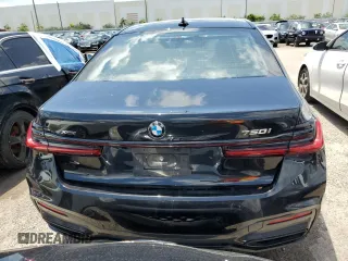 2021 BMW 7 Series 750i xDrive with VIN WBA7U2C08MCF16539, listed as a Copart auction lot 49942073 with 19,846 mi miles. Bid and sale history available at carsss.com. Image 6.