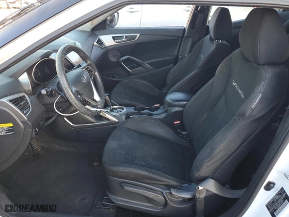 2013 Hyundai Veloster w/Gray Int with VIN KMHTC6AD4DU129880, listed as a Copart auction lot 80855424 with 167,888 mi miles and Salvage Title. Bid and sale history available at carsss.com. Image 7.