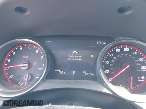 2022 Toyota Camry XSE z VIN 4T1K61AK1NU006141, wystawiony jako IAAI lot #42078782 z przebiegiem 55 637 mil mil oraz . Historia ofert i sprzedaży dostępna na DreamBid. Obrazek 7.