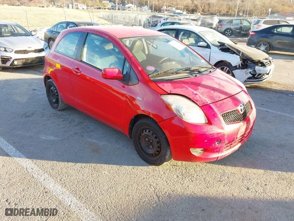 2007 Toyota Yaris with VIN JTDJT923675050163, listed as a IAAI auction lot 41405751 with 248,341 mi miles. Bid and sale history available at carsss.com. Image 1.