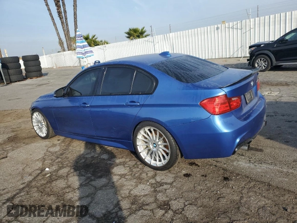 2013 BMW 3 Series 335i with VIN WBA3A9C57DF475179, listed as a Copart auction lot 43170245 with 128,589 mi miles and Salvage Title. Bid and sale history available at carsss.com. Image 2.