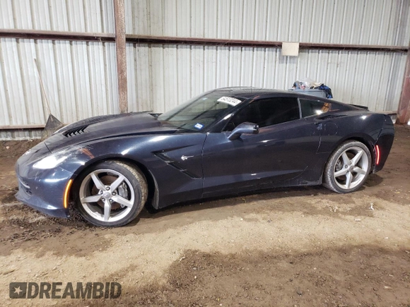 2015 Chevrolet Corvette 2LT with VIN 1G1YD2D74F5113612, listed as a Copart auction lot 64513244 with 169,205 mi miles and Salvage Title. Bid and sale history available at carsss.com. Image 1.
