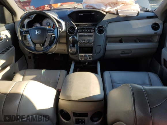 2013 Honda Pilot EX-L with VIN 5FNYF4H65DB076189, listed as a Copart auction lot 84248024 with 117,486 mi miles and Salvage Title. Bid and sale history available at carsss.com. Image 8.