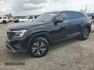 2024 Volkswagen Atlas SE with VIN 1V2DE2CA8RC236764, listed as a Copart auction lot 50357035 with 8,667 mi miles and Salvage title. Bid and sale history available at DreamBid. Image 1.