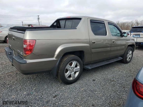 2011 Honda Ridgeline RTL with VIN 5FPYK1F51BB004639, listed as a Copart auction lot 49826765 with 284,356 mi miles and Clean Title. Bid and sale history available at carsss.com. Image 3.