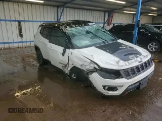 2019 Jeep Compass Trailhawk z VIN 3C4NJDDB3KT671061, wystawiony jako Copart lot #57349315 z przebiegiem Nie podano mil oraz Szkoda całkowita • Salvage title. Historia ofert i sprzedaży dostępna na DreamBid. Obrazek 14.