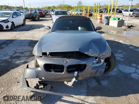 2007 BMW Z4 3.0i with VIN 4USBU33577LW73487, listed as a Copart auction lot 54778025 with Not provided miles and Salvage title. Bid and sale history available at DreamBid. Image 5.