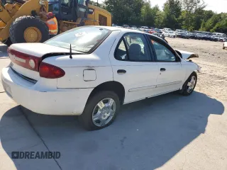 2003 Chevrolet Cavalier LS with VIN 1G1JF52F837212425, listed as a Copart auction lot 70407214 with 0 mi miles and Salvage Title. Bid and sale history available at carsss.com. Image 3.