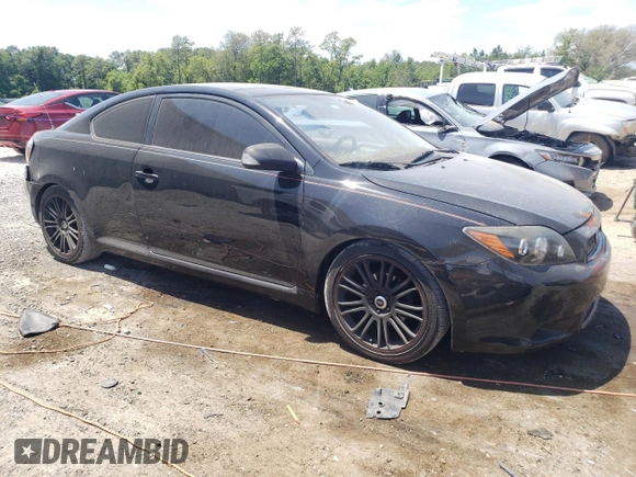 2009 Scion tC with VIN JTKDE167390302286, listed as a Copart auction lot 54697385 with 155,519 mi miles and Salvage Title. Bid and sale history available at carsss.com. Image 4.