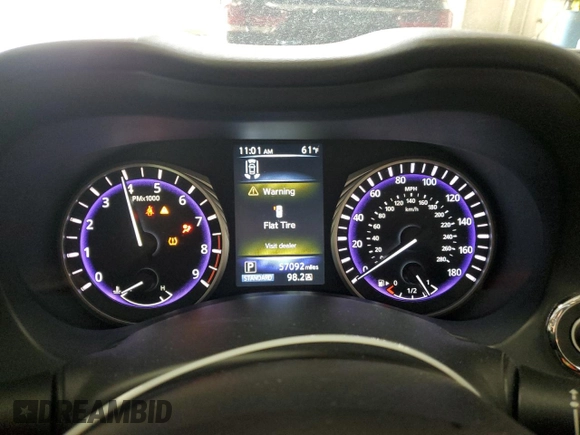 2015 Infiniti Q50 with VIN JN1BV7AR1FM422556, listed as a Copart auction lot 54864215 with 57,092 mi miles and Clean title. Bid and sale history available at DreamBid. Image 9.