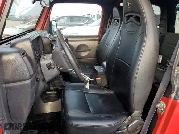 1999 Jeep Wrangler SE with VIN 1J4FY29P7XP410255, listed as a Copart auction lot 47207675 with 181,946 mi miles and Salvage Title. Bid and sale history available at carsss.com. Image 7.