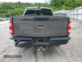 2022 Ford F-150 XL with VIN 1FTEW1EP9NKD36368, listed as a Copart auction lot 57140275 with 52,153 mi miles and Salvage title. Bid and sale history available at DreamBid. Image 6.