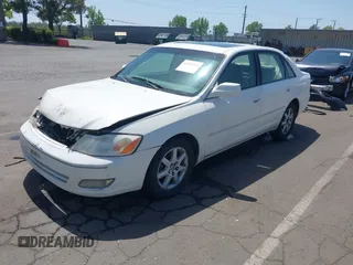 2001 Toyota Avalon XL z VIN 4T1BF28B51U168456, wystawiony jako IAAI lot #42093996 z przebiegiem 276 229 mil mil oraz . Historia ofert i sprzedaży dostępna na DreamBid. Obrazek 2.