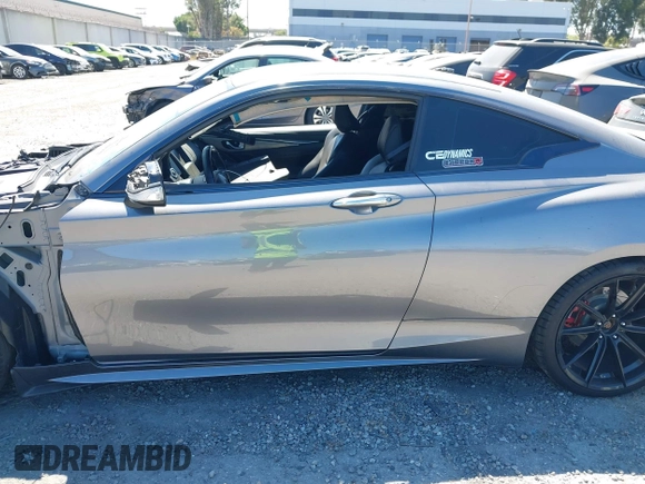 2020 Infiniti Q60 Luxe with VIN JN1EV7EK5LM340416, listed as a IAAI auction lot 42588246 with 57,832 mi miles and . Bid and sale history available at DreamBid. Image 15.