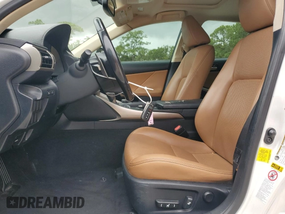 2016 Lexus IS 200t with VIN JTHBA1D29G5001151, listed as a Copart auction lot 59756445 with 118,685 mi miles and Salvage title. Bid and sale history available at DreamBid. Image 7.