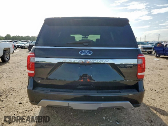 2021 Ford Expedition XLT with VIN 1FMJU1HT9MEA53247, listed as a Copart auction lot 64267655 with 53,162 mi miles and Salvage title. Bid and sale history available at DreamBid. Image 6.