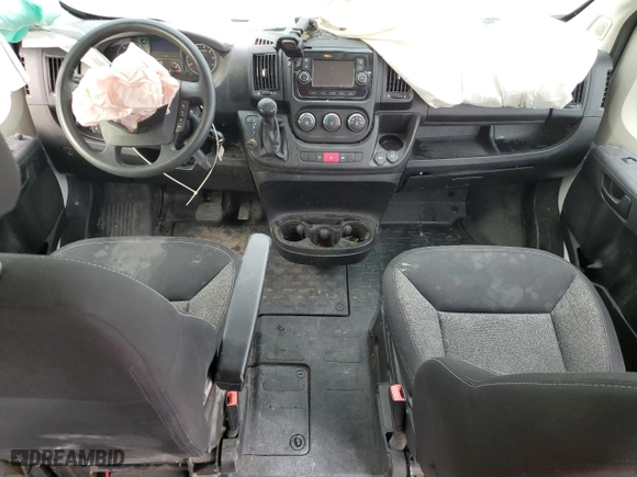 2019 Ram ProMaster Cargo Van with VIN 3C6TRVBG9KE528986, listed as a Copart auction lot 42177044 with 36,445 mi miles and Salvage Title. Bid and sale history available at carsss.com. Image 8.