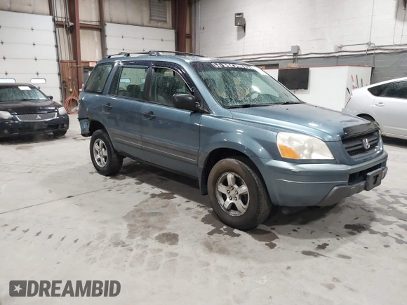 2005 Honda Pilot LX с VIN 2HKYF181X5H543306, выставлен на аукционе IAAI как лот 41764461 с пробегом 187 921 миль миль и . История ставок и продаж доступна на DreamBid. Изображение 1.