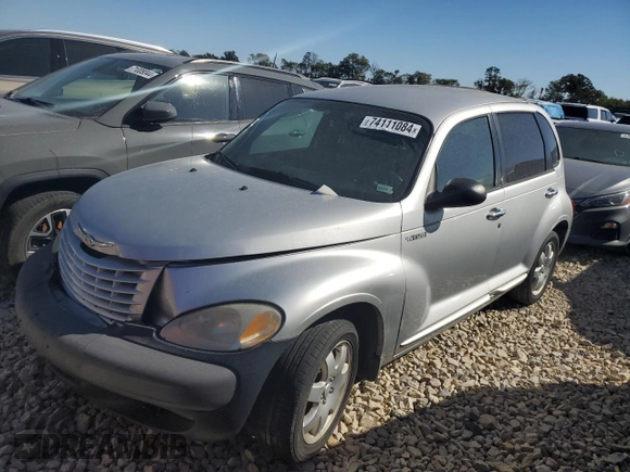 2005 Chrysler PT Cruiser Limited with VIN 3C8FY68B25T568884, listed as a Copart auction lot 74111084 with 192,496 mi miles and Salvage Title. Bid and sale history available at carsss.com. Image 1.