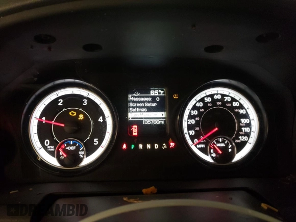 2016 Ram 1500 Tradesman z VIN 1C6RR7FMXGS265417, wystawiony jako Copart lot #57781284 z przebiegiem 135 766 mil mil oraz Szkoda całkowita • Salvage title. Historia ofert i sprzedaży dostępna na DreamBid. Obrazek 9.