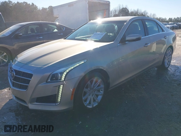 2014 Cadillac CTS Sedan RWD with VIN 1G6AP5SX8E0184038, listed as a IAAI auction lot 41235258 with 107,420 mi miles. Bid and sale history available at carsss.com. Image 18.