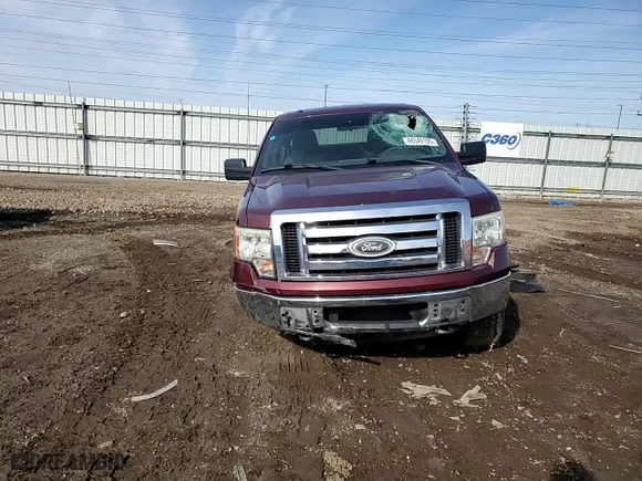 2010 Ford F-150 XL with VIN 1FTFW1EV5AFA91655, listed as a Copart auction lot 48549195 with 164,708 mi miles and Salvage Title. Bid and sale history available at carsss.com. Image 11.