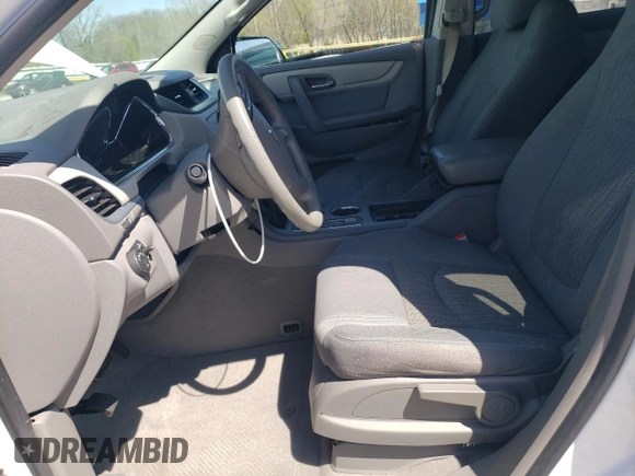 2017 Chevrolet Traverse LS with VIN 1GNKRFED9HJ180489, listed as a Copart auction lot 52387775 with Not provided miles and Salvage title. Bid and sale history available at DreamBid. Image 7.